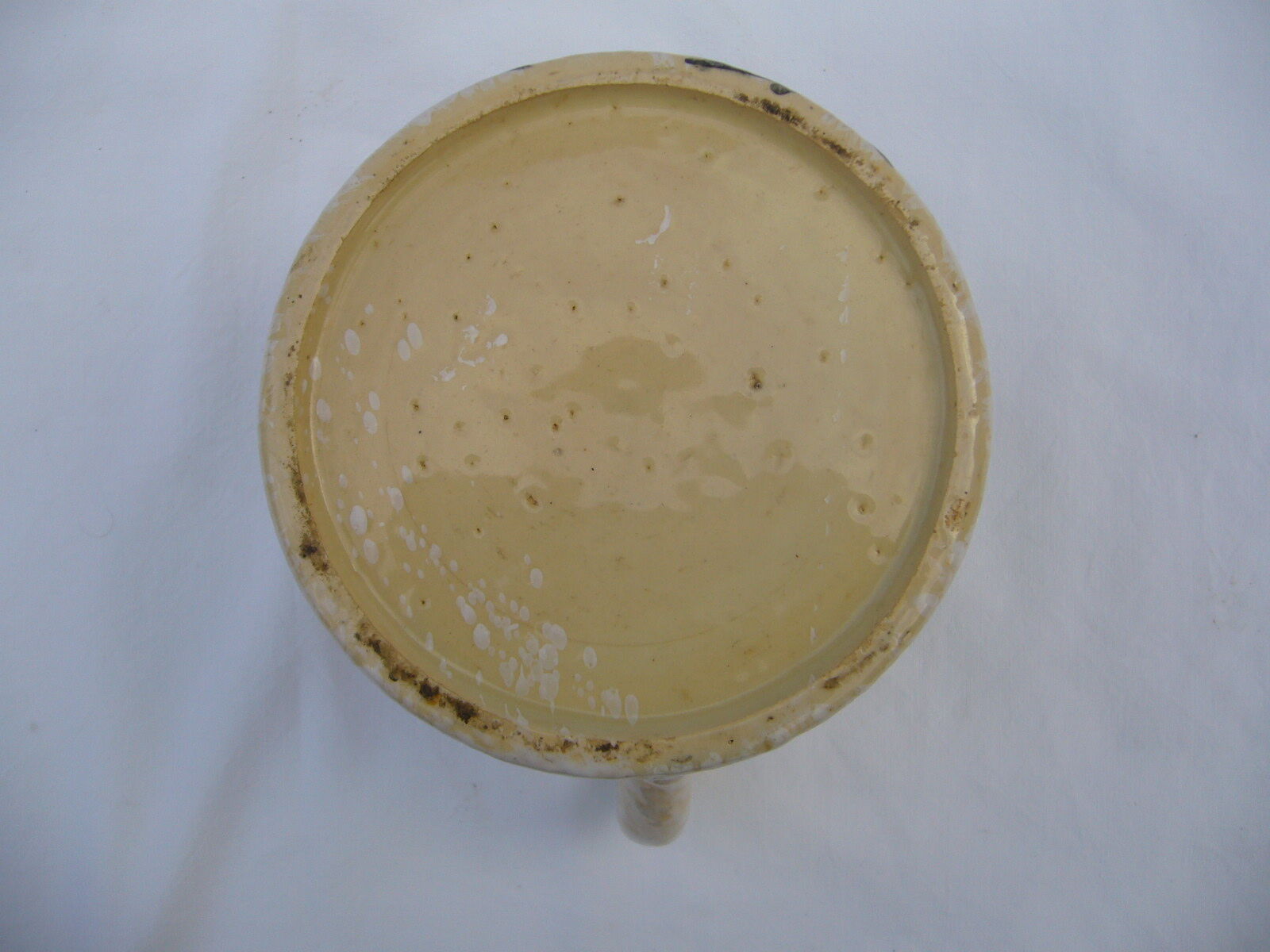 Vintage ceramic pitcher with rooster decoration