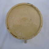 Vintage ceramic pitcher with rooster decoration