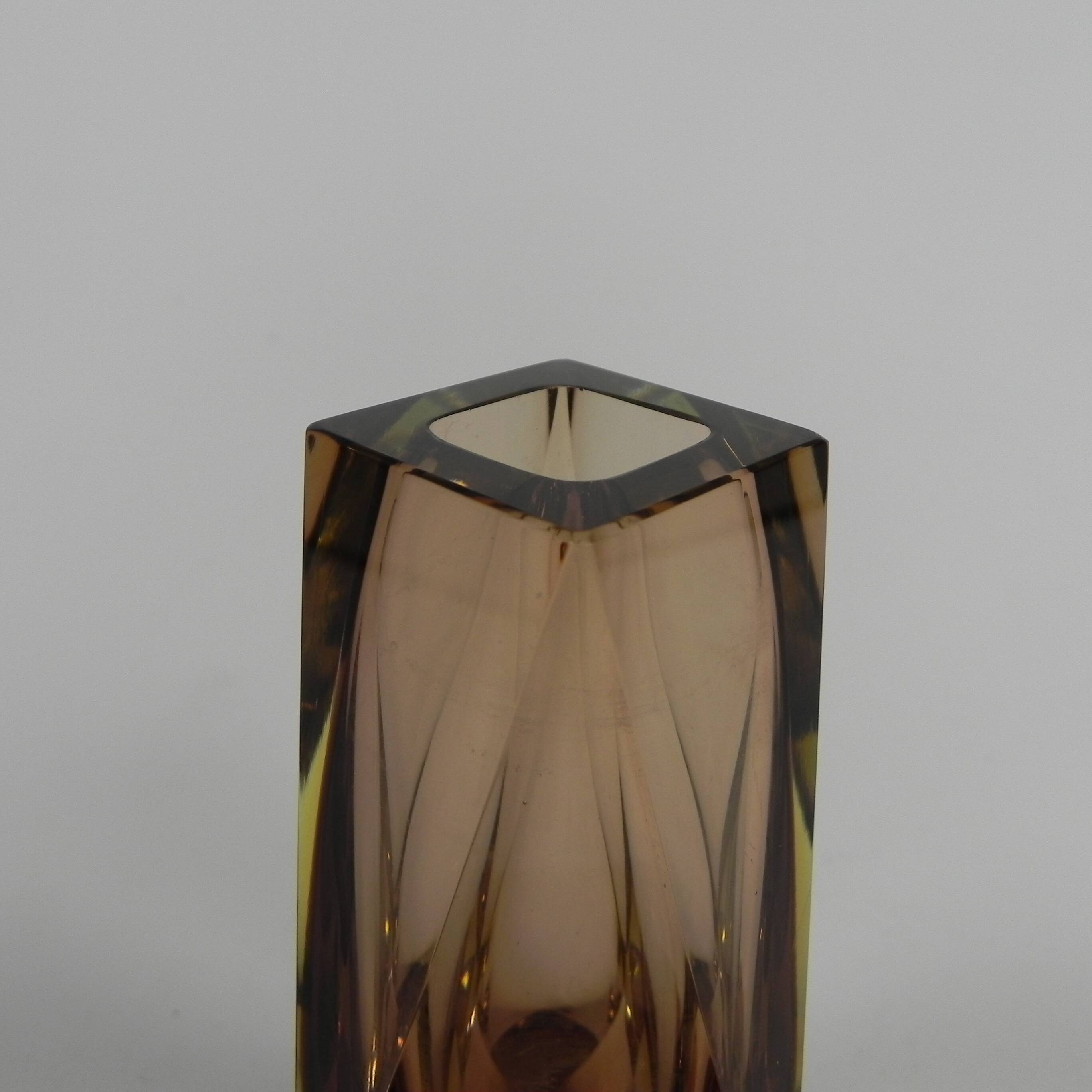 Murano Sommerso vase 16 cm high, 1960s