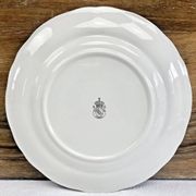 5 assiettes à dessert Lunéville modèle Réverbère