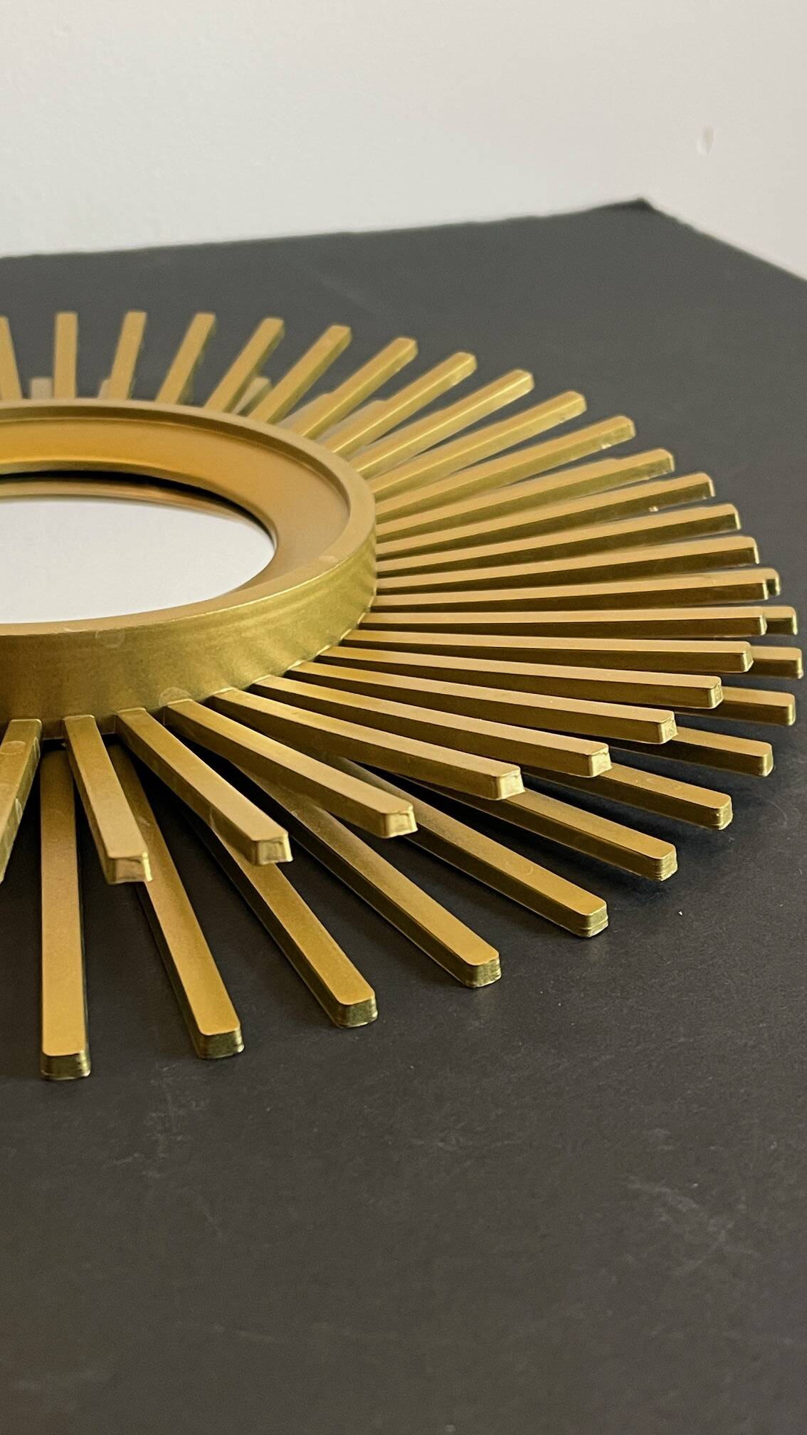 Mirror golden sun vintage style