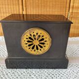 Black marble clock