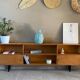 Vintage sideboard 2 levels (shallow)