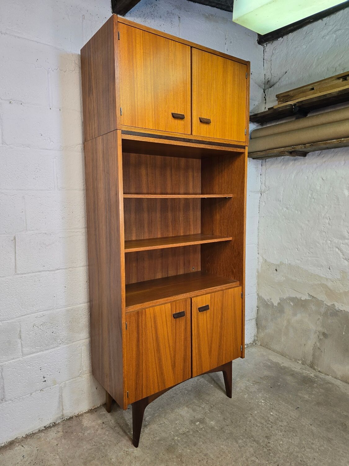 1970s Scandinavian style cupboard library