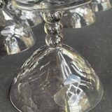 7 Baccarat Saint Hélier champagne glasses