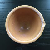 Glazed terracotta salad bowl