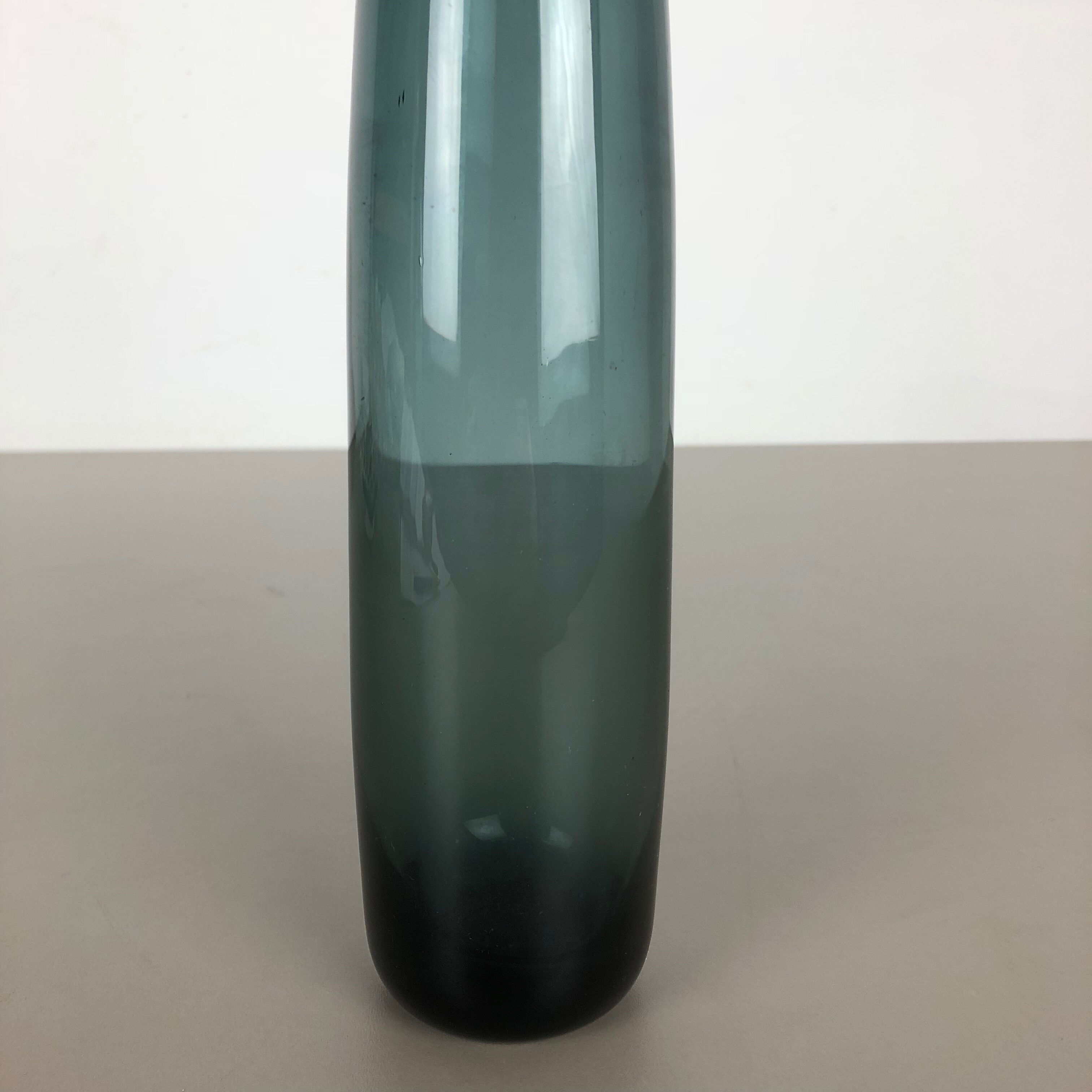 Large Vintage 1960s Turmalin Vase by Wilhelm Wagenfeld for WMF, Germany Bauhaus