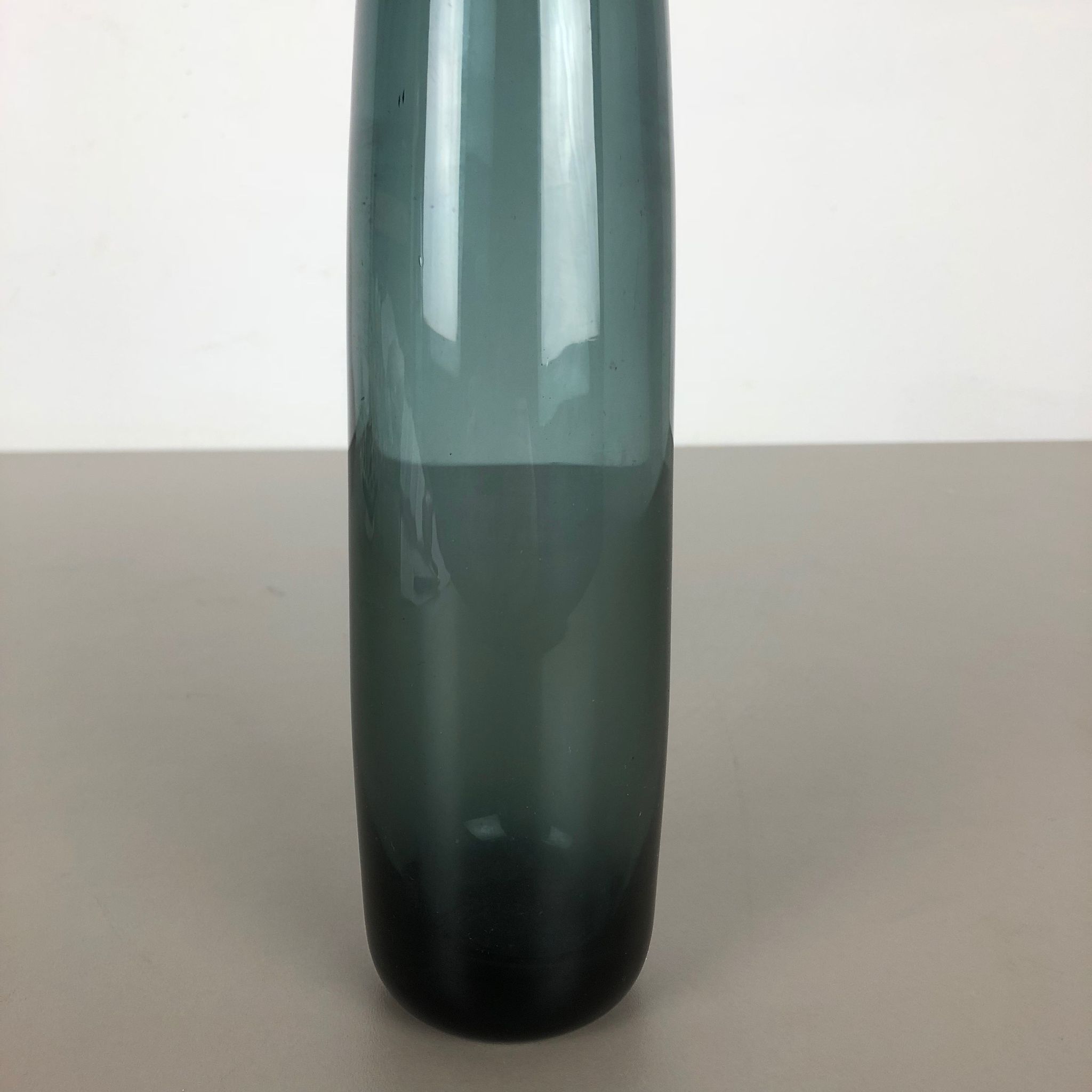 Large Vintage 1960s Turmalin Vase by Wilhelm Wagenfeld for WMF, Germany Bauhaus