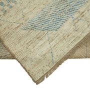 Handwoven Tribal One of a Kind 253 cm x 299 cm Beige Wool Carpet