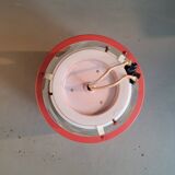 Suspension space-age en opaline et métal