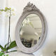 Old mirror patinated chic countryside