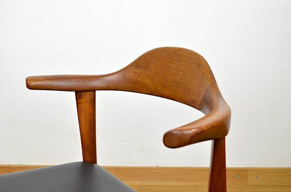 4 chaises danoises en teck par Jacob Hermann pour Randers Mobelfabrik