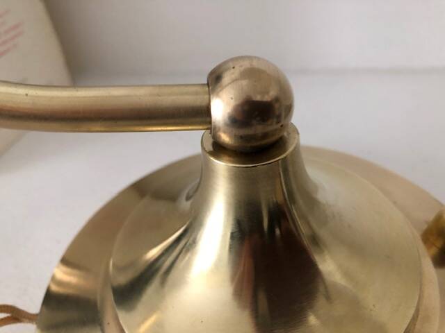 Old brass lamp