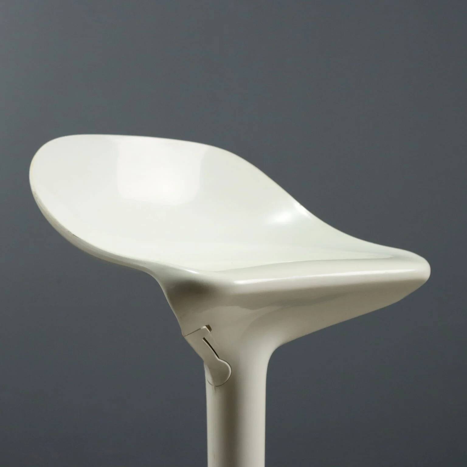 Kartell Spoon stool, vintage design, Antonio Citterio, 2000s