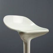 Kartell Spoon stool, vintage design, Antonio Citterio, 2000s