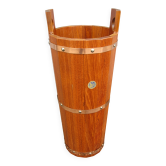 Scandinavian teak umbrella stand by JH Sävsjö