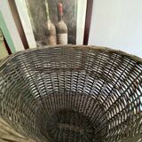 XXL 57cm grey wicker basket