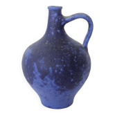 Vase Mid-Century bleu Klein Heyne Keramik, Allemagne, années 60