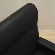 Fauteuil de bureau en cuir, design danois, années 1970, production : Danemark