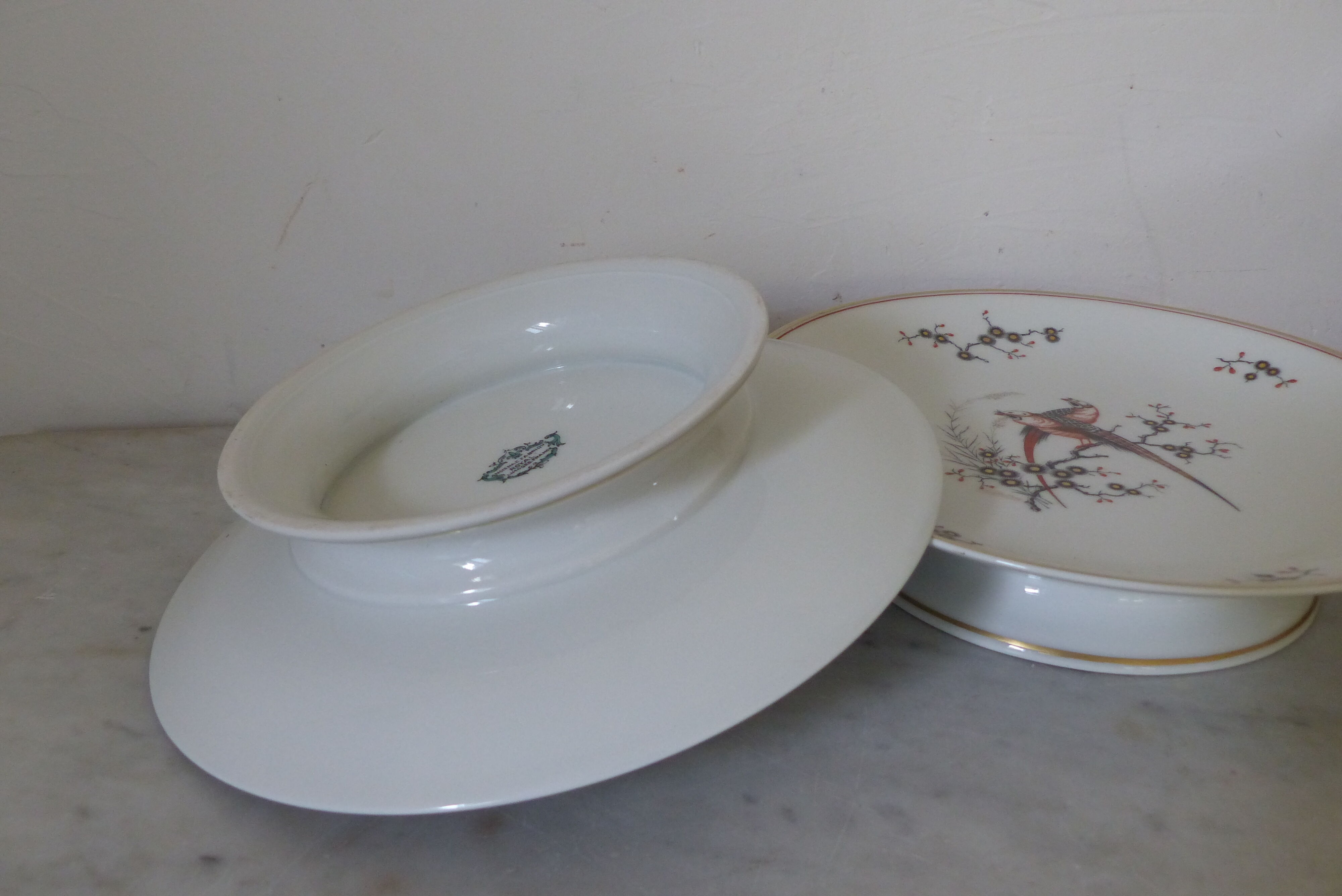 Royal Limoges porcelain compotier dish