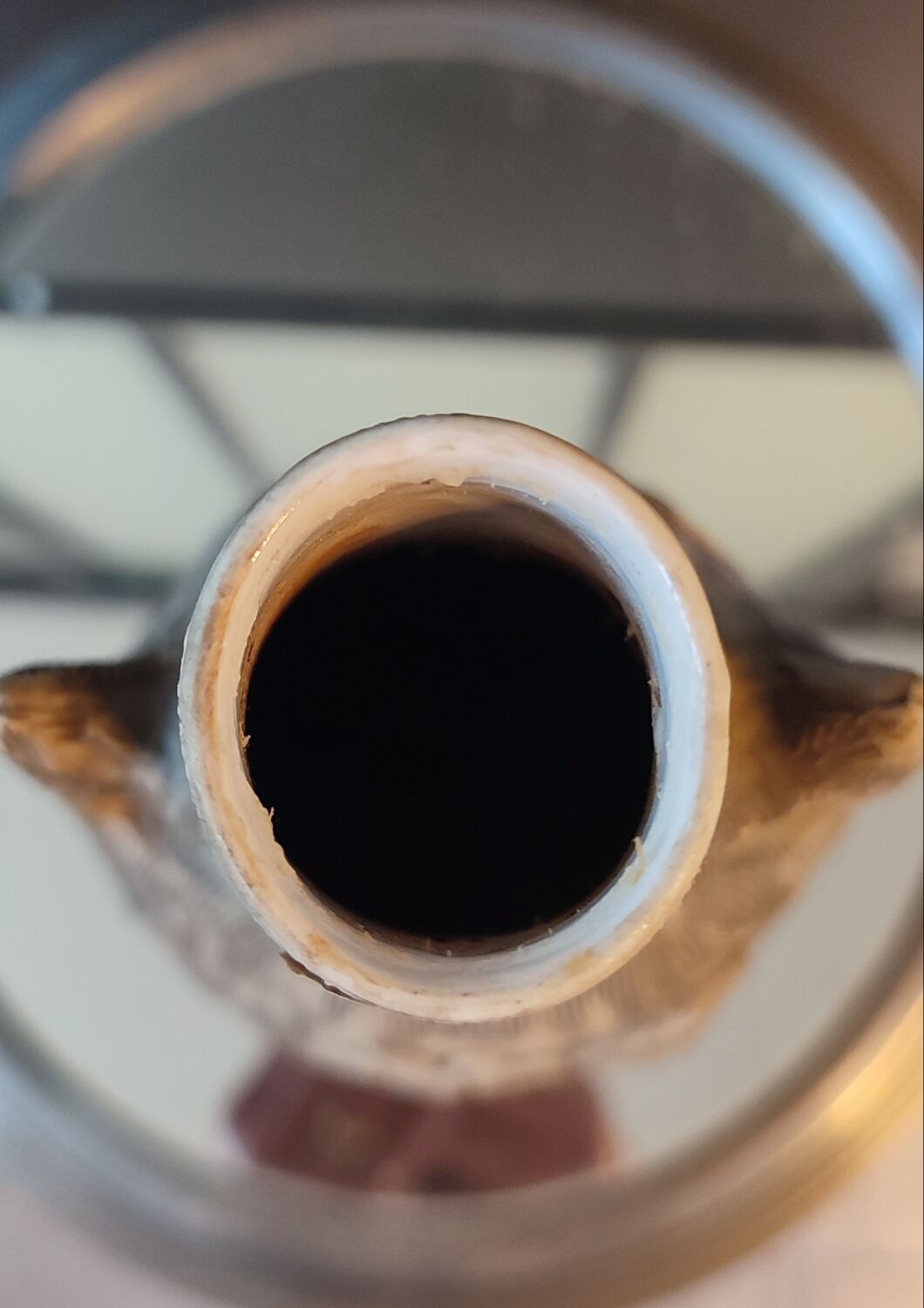 Vase signed EVA-SUD Mod. Dep vintage Italian ceramic