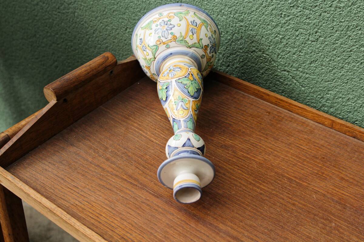 Santa ceramic candle holder (Spain)