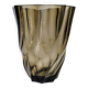 Smoked glass vase from the 70s