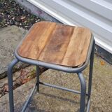 Bar stool - wood and metal workshop