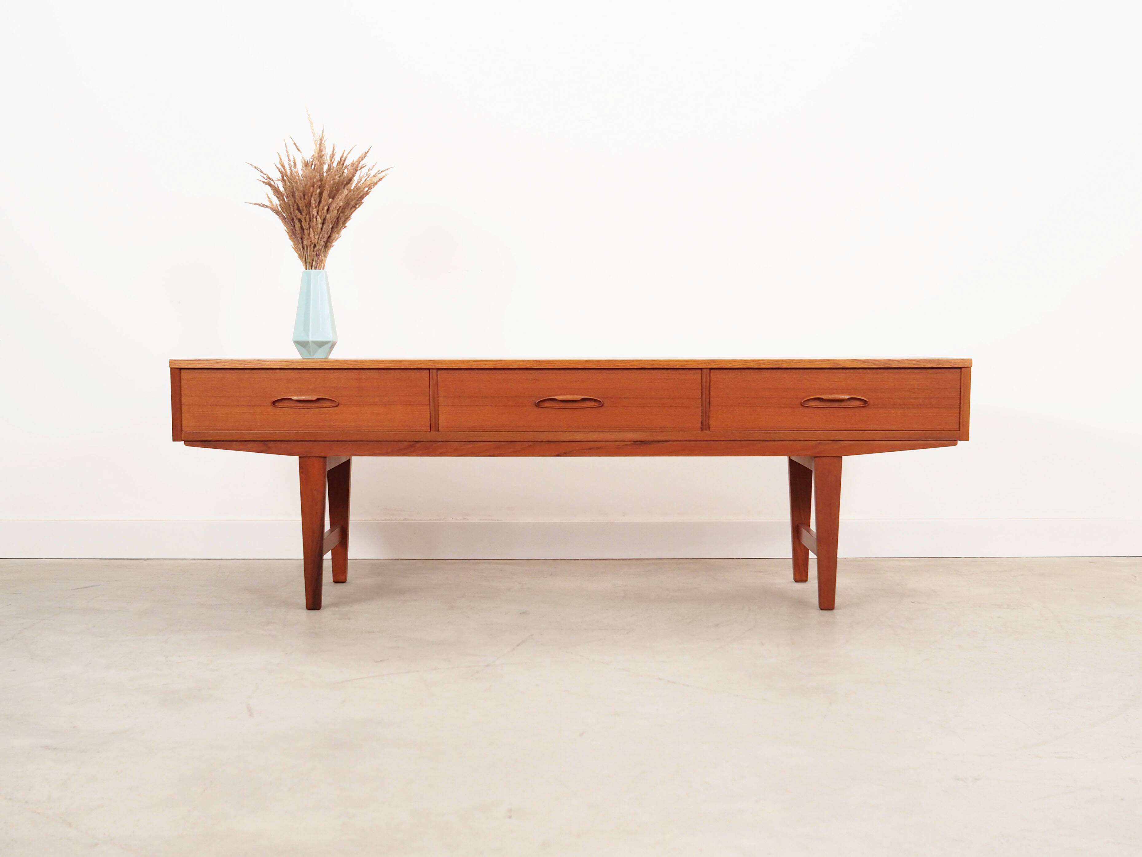 Teak lowboard, Danish design, 1960s, production: Denmark