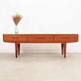 Teak lowboard, Danish design, 1960s, production: Denmark