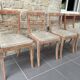 4 chairs signed M Hirch from the 50s/60s.