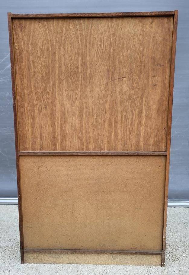 Vintage display bookcase 1960