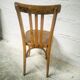 Former curved wooden bistro chair