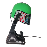 Pop Art green Rothmans Porsche Formula 1 Helmet table lamp by Fase 1970s