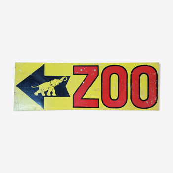 Vintage zoo panel from 1970