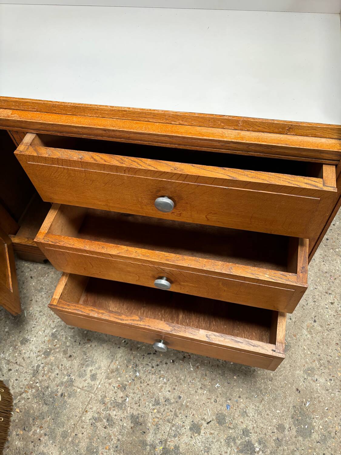 Vintage 60s dressing table chest of drawers