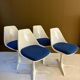 Set of 4 Maurice Burke chairs for Arkana, 1970