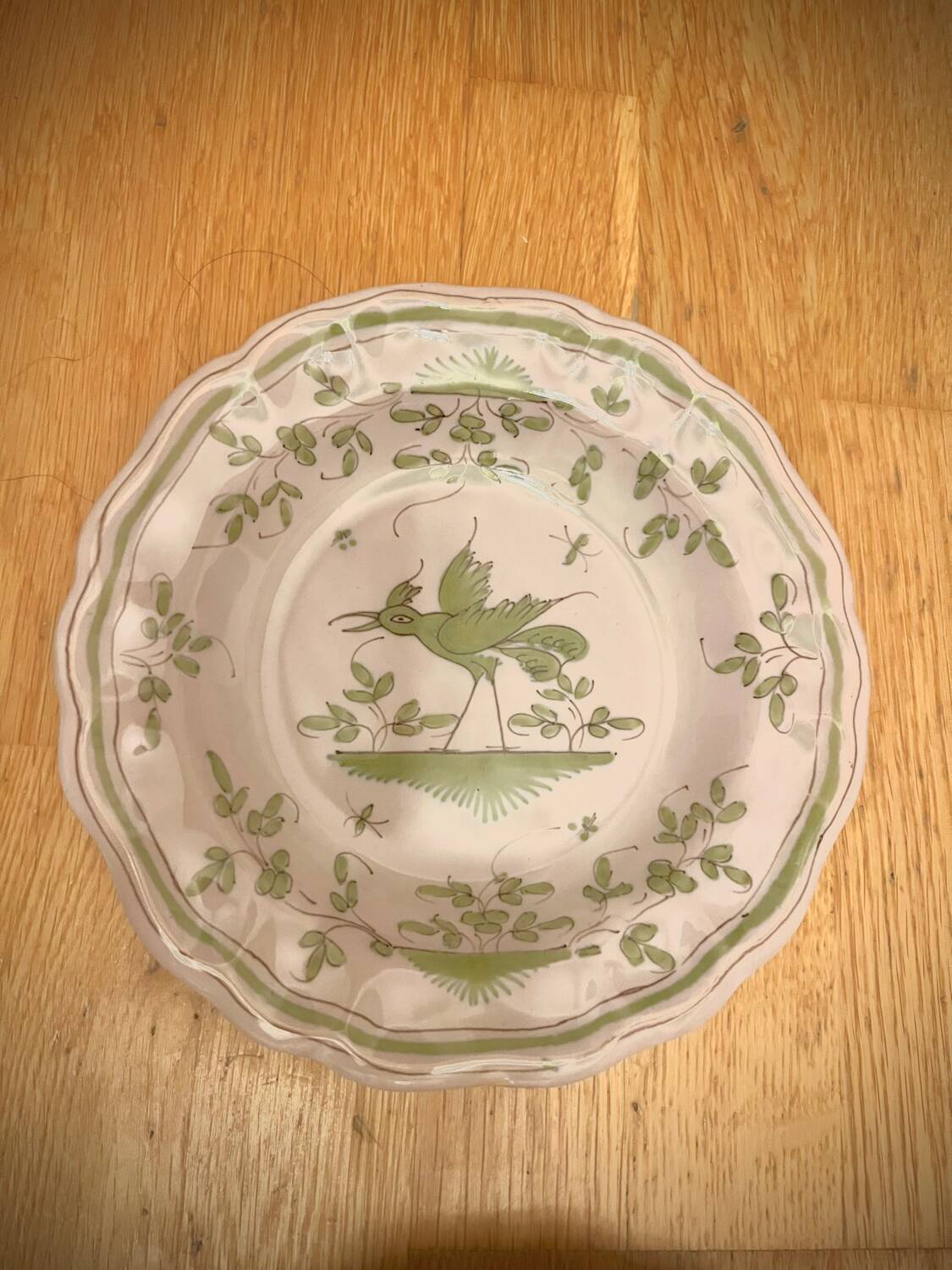 Set of 6 Earthenware Plates Martres Tolosane Moustiers Antique Tableware 19th Century