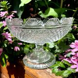 Diamond tip crystal centerpiece empty deco pocket