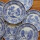 8 flat plates in earthenware "Burgenland" Villeroy and vintage Boch