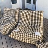 Set of 2 Togo armchairs