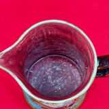 Pichet Art Nouveau en barbotine belge Wasmuel, XIXe siècle