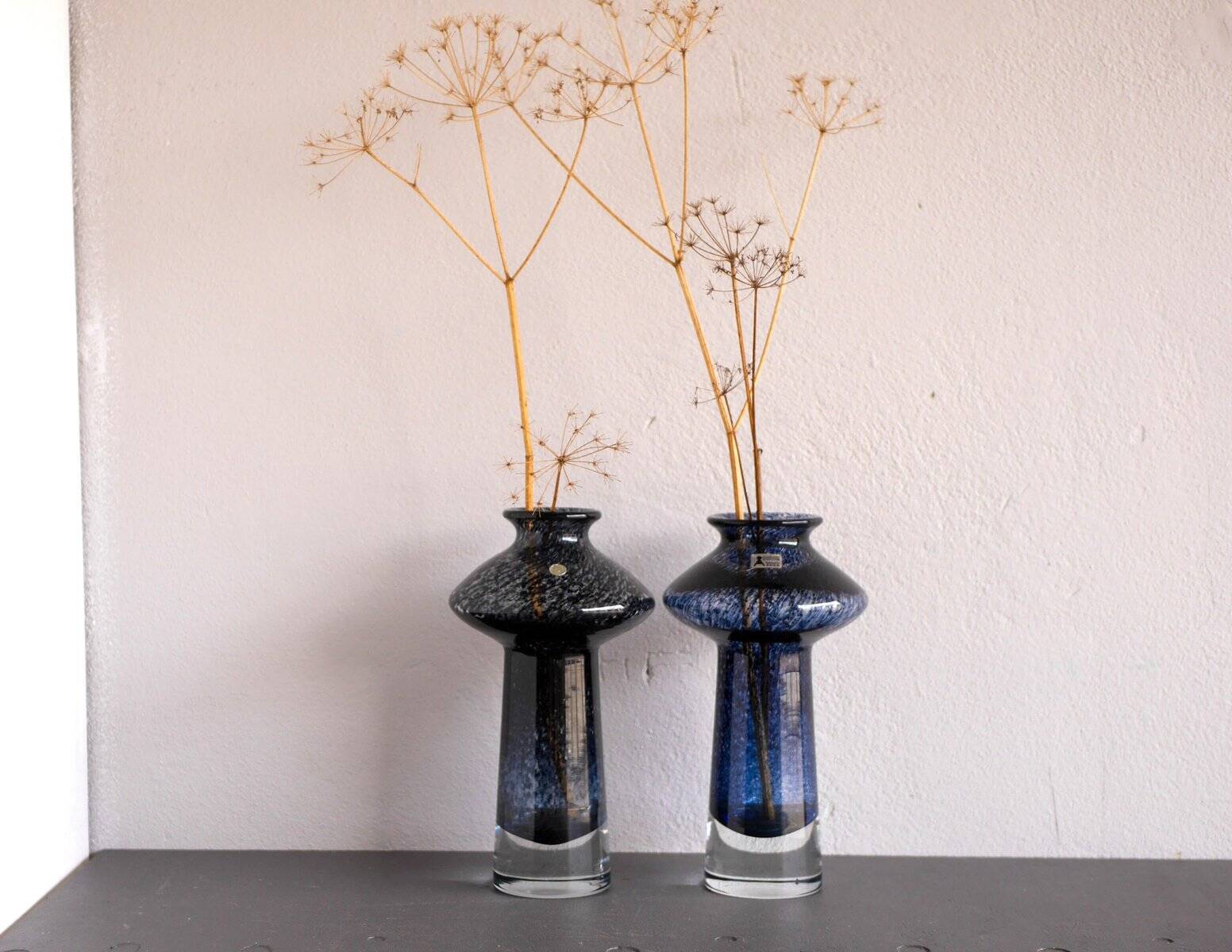 Vases called Oxid by Bo Borgström for Åseda, set of 2.