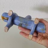 Flamed stoneware candle holder or soliflore