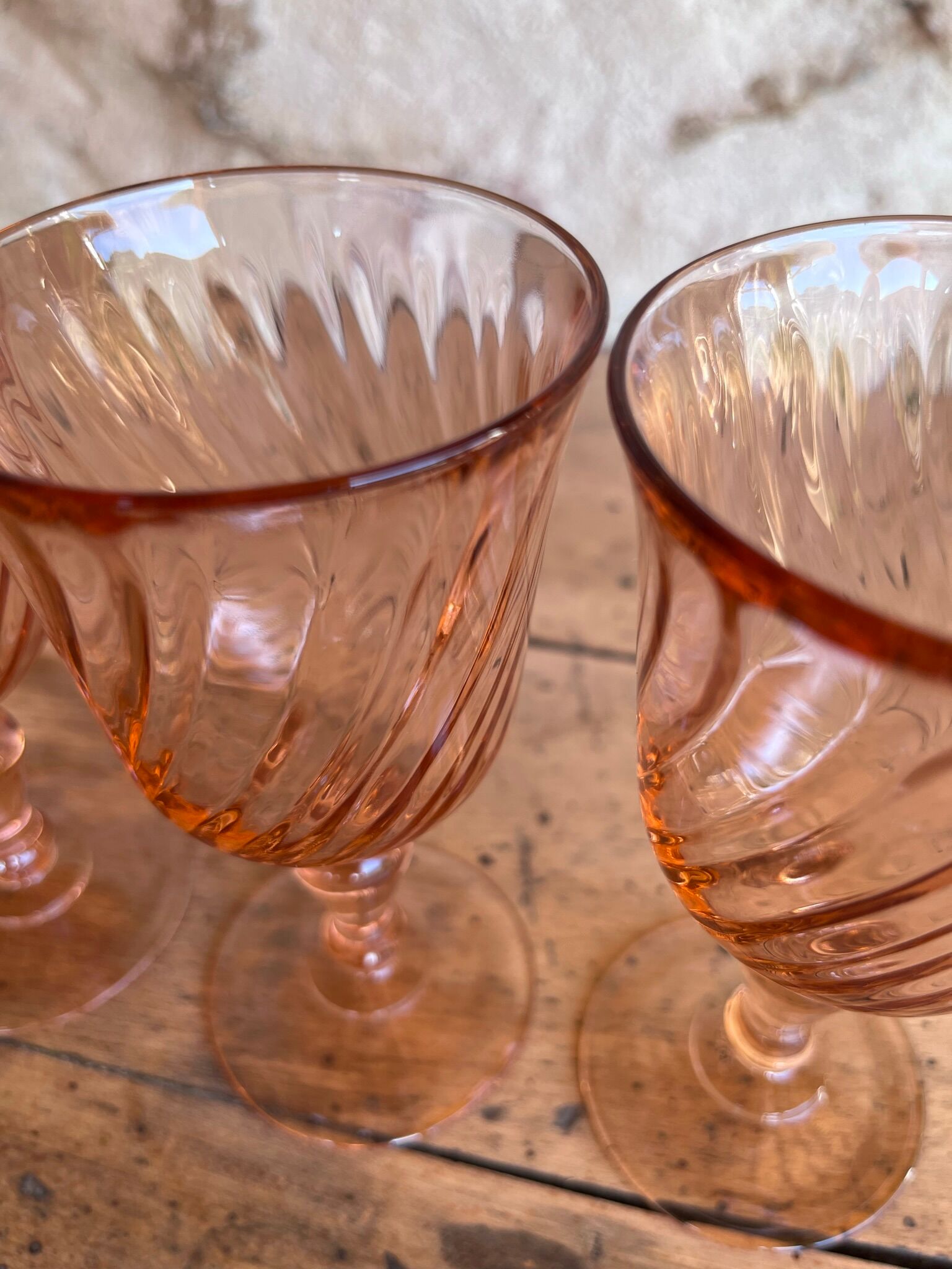 6 verres à vin Rosaline