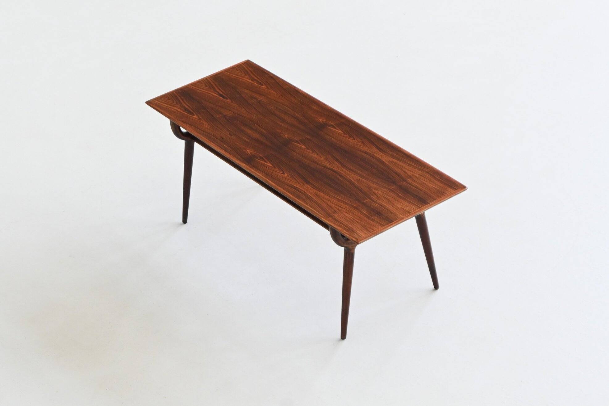 Gunni Omann sculptural coffee table rosewood Omann Jun Denmark 1958