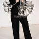 SILVER & GLASS TRIPLET HANGLAMP