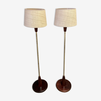 Set de deux lampadaires 1950