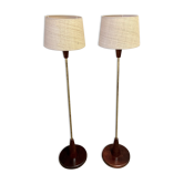 Set de deux lampadaires 1950