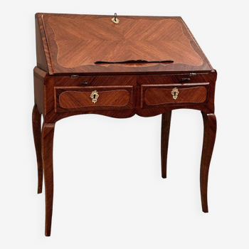 Louis xv period marquetry sloping desk around 1750